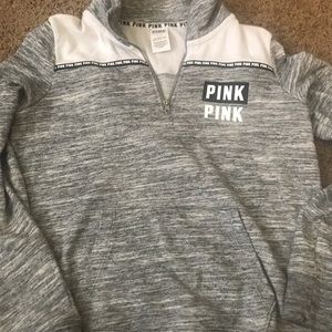 Pink vs half zip